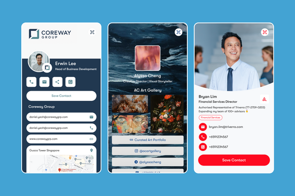 Which Digital Name Card Profile Layout Is Right for You?