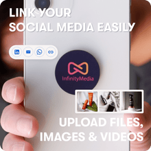 Load image into Gallery viewer, One Good Card: Smart Digital Name Card (Mini (Custom)) - Personalised Near Field Communication (NFC) Digital Business Cards designs.