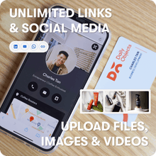 Load image into Gallery viewer, One Good Card: Smart Digital Name Card (Custom) - Personalised Near Field Communication (NFC) Digital Business Cards designs.