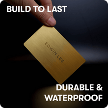 Load image into Gallery viewer, One Good Card: Smart Digital Name Card (Obsidian) - Personalised Near Field Communication (NFC) Digital Business Cards designs.