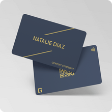 Load image into Gallery viewer, One Good Card: Smart Digital Name Card (Parallels) - Personalised Near Field Communication (NFC) Digital Business Cards designs.