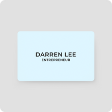 Load image into Gallery viewer, One Good Card: Smart Digital Name Card (Modern) - Personalised Near Field Communication (NFC) Digital Business Cards designs - Sky Blue