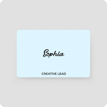 Load image into Gallery viewer, One Good Card: Smart Digital Name Card (Marker) - Personalised Near Field Communication (NFC) Digital Business Cards designs - Baby Blue
