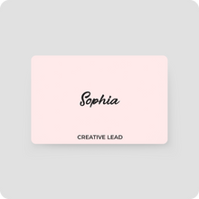 Load image into Gallery viewer, One Good Card: Smart Digital Name Card (Marker) - Personalised Near Field Communication (NFC) Digital Business Cards designs - Baby Pink