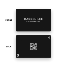 Load image into Gallery viewer, One Good Card: Smart Digital Name Card (Modern) - Personalised Near Field Communication (NFC) Digital Business Cards designs.