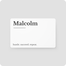 Load image into Gallery viewer, One Good Card: Smart Digital Name Card (Headline) - Personalised Near Field Communication (NFC) Digital Business Cards designs.