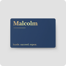 Load image into Gallery viewer, One Good Card: Smart Digital Name Card (Headline) - Personalised Near Field Communication (NFC) Digital Business Cards designs.