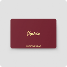 Load image into Gallery viewer, One Good Card: Smart Digital Name Card (Marker) - Personalised Near Field Communication (NFC) Digital Business Cards designs.