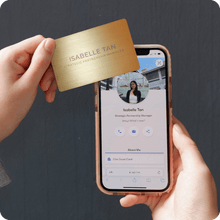Load image into Gallery viewer, One Good Card: Smart Digital Name Card (Obsidian) - Personalised Near Field Communication (NFC) Digital Business Cards designs.