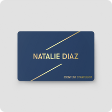 Load image into Gallery viewer, One Good Card: Smart Digital Name Card (Parallels) - Personalised Near Field Communication (NFC) Digital Business Cards designs.