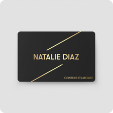 Load image into Gallery viewer, One Good Card: Smart Digital Name Card (Parallels) - Personalised Near Field Communication (NFC) Digital Business Cards designs.