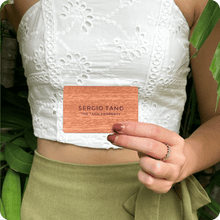 Load image into Gallery viewer, One Good Card: Smart Digital Name Card (Walnut) - Personalised Near Field Communication (NFC) Digital Business Cards designs.