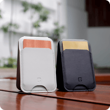 Load image into Gallery viewer, One Good Card: Smart Digital Name Card (Duo-Flip Card Holder (Magsafe)) - Personalised Near Field Communication (NFC) Digital Business Cards designs.