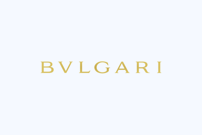 Bvlgari Logo in Gold
