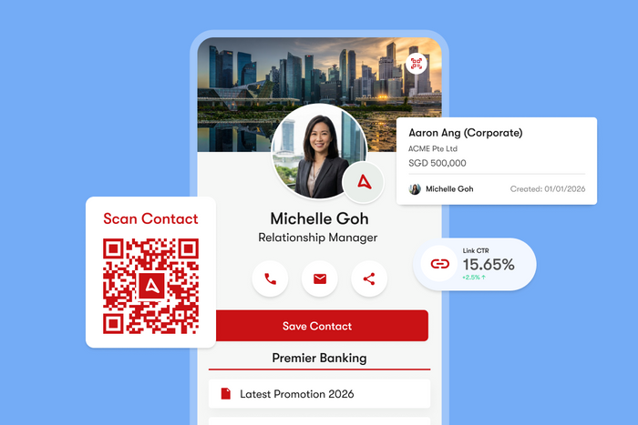 digital business card features