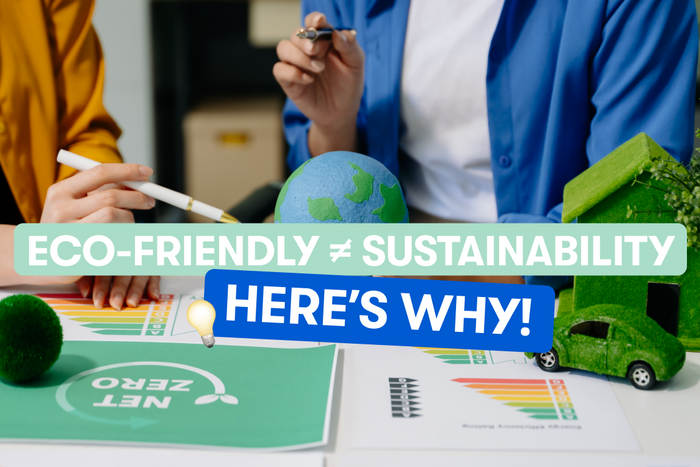 Green ethical business preserving resources, reducing CO2