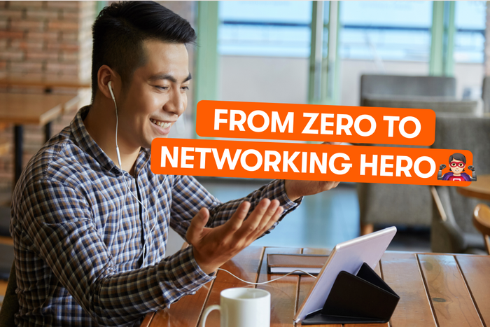 A man at cafe talking on his tablet