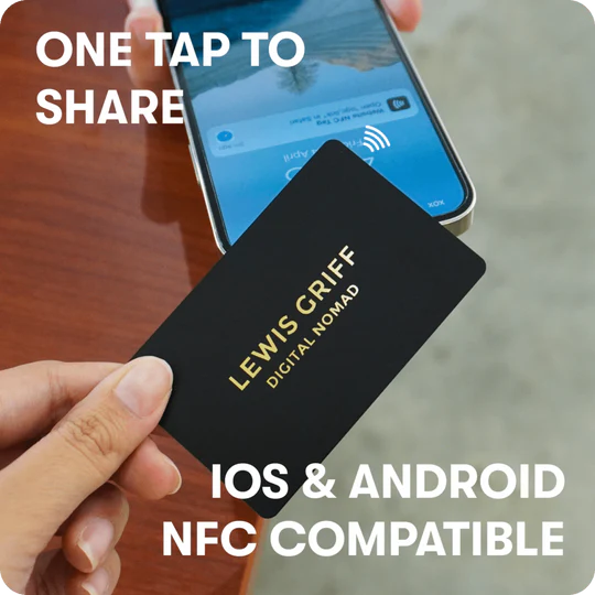 Personalised NFC Business Card (Live Print)