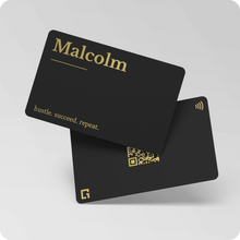 Load image into Gallery viewer, One Good Card: Smart Digital Name Card (Headline) - Personalised Near Field Communication (NFC) Digital Business Cards designs.
