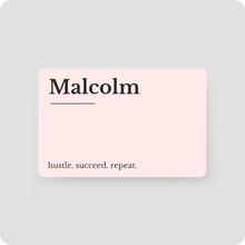 Load image into Gallery viewer, One Good Card: Smart Digital Name Card (Headline) - Personalised Near Field Communication (NFC) Digital Business Cards designs - Baby Pink
