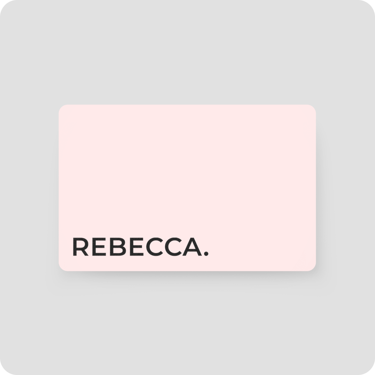 One Good Card: Smart Digital Name Card (Classic) - Personalised Near Field Communication (NFC) Digital Business Cards designs - Baby Pink