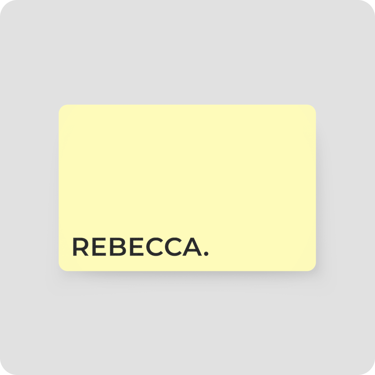 One Good Card: Smart Digital Name Card (Classic) - Personalised Near Field Communication (NFC) Digital Business Cards designs - Daisy Yellow