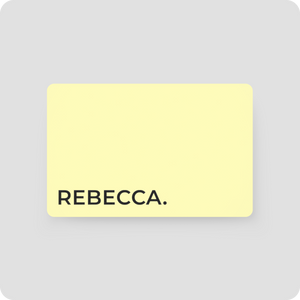 One Good Card: Smart Digital Name Card (Classic) - Personalised Near Field Communication (NFC) Digital Business Cards designs - Daisy Yellow