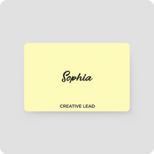 Load image into Gallery viewer, One Good Card: Smart Digital Name Card (Marker) - Personalised Near Field Communication (NFC) Digital Business Cards designs - Daisy Yellow
