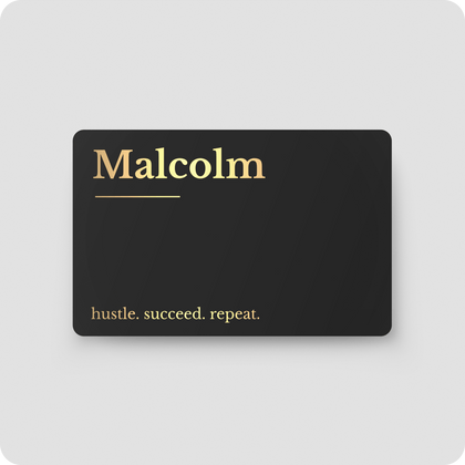 One Good Card: Smart Digital Name Card (Headline) - Personalised Near Field Communication (NFC) Digital Business Cards designs.