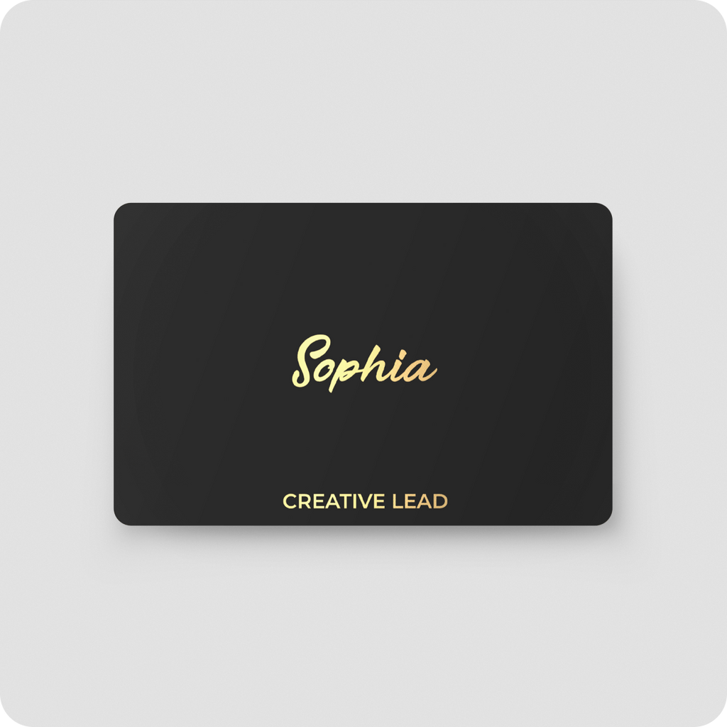 One Good Card: Smart Digital Name Card (Marker) - Personalised Near Field Communication (NFC) Digital Business Cards designs.