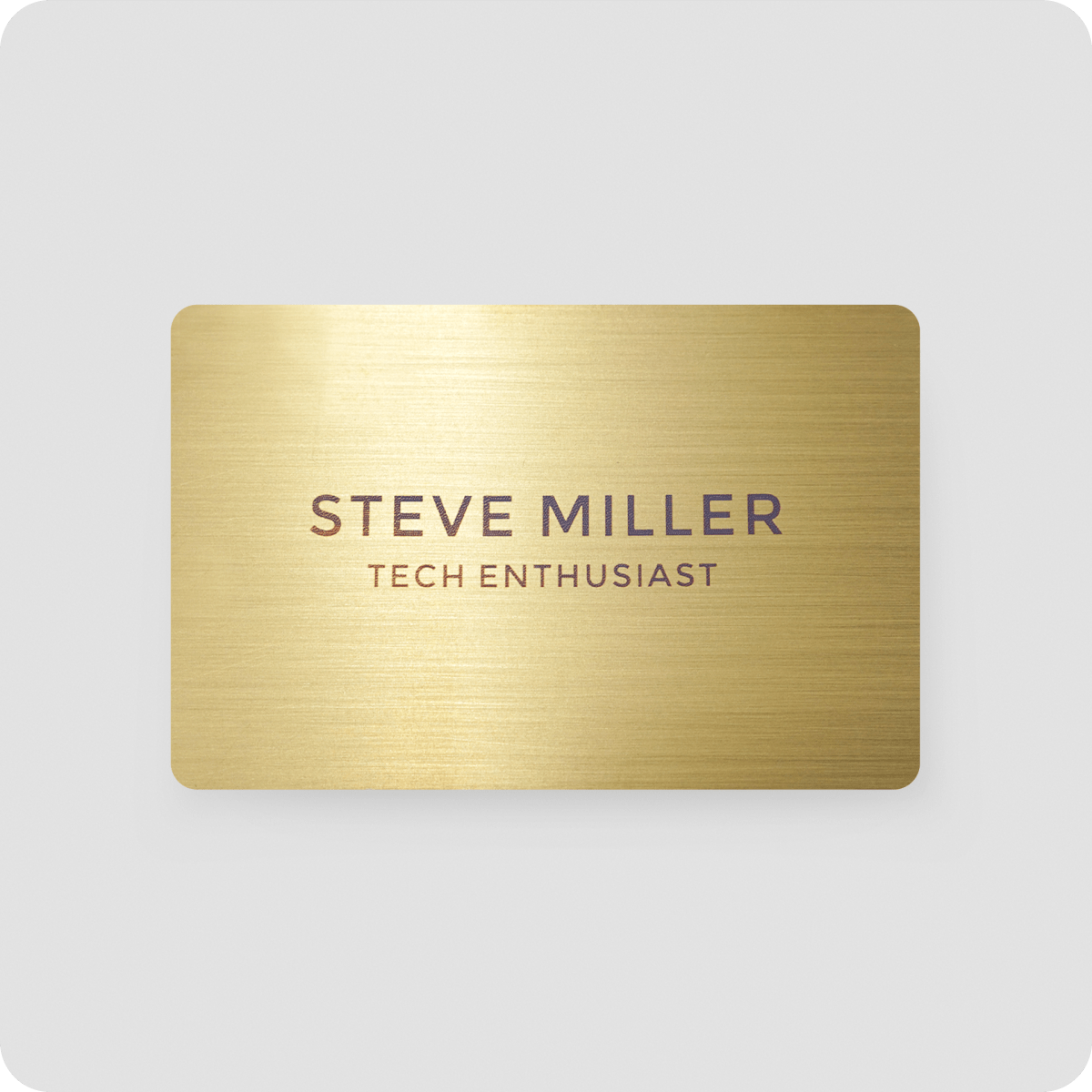 One Good Card | Smart Digital Name Card (Obsidian) - Personalised Near Field Communication (NFC) Business Cards designs.