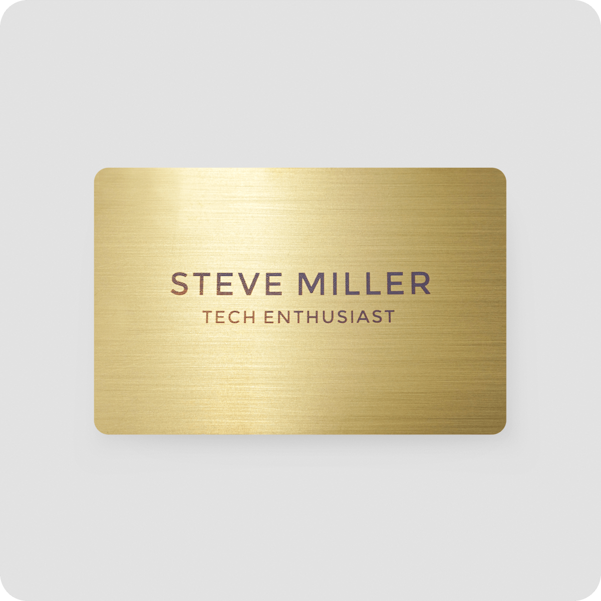 Obsidian Metal Card (NFC) - One Good Card | Smart Digital Name Card