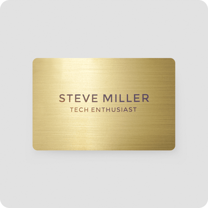 One Good Card: Smart Digital Name Card (Obsidian) - Personalised Near Field Communication (NFC) Digital Business Cards designs.