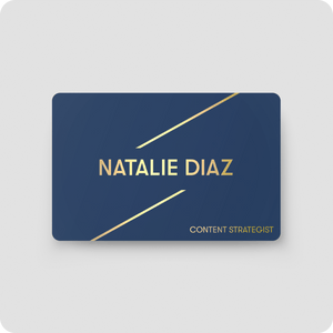 One Good Card: Smart Digital Name Card (Parallels) - Personalised Near Field Communication (NFC) Digital Business Cards designs.