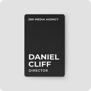 One Good Card | Smart Digital Name Card (Portrait) - Personalised Near Field Communication (NFC) Business Cards designs.