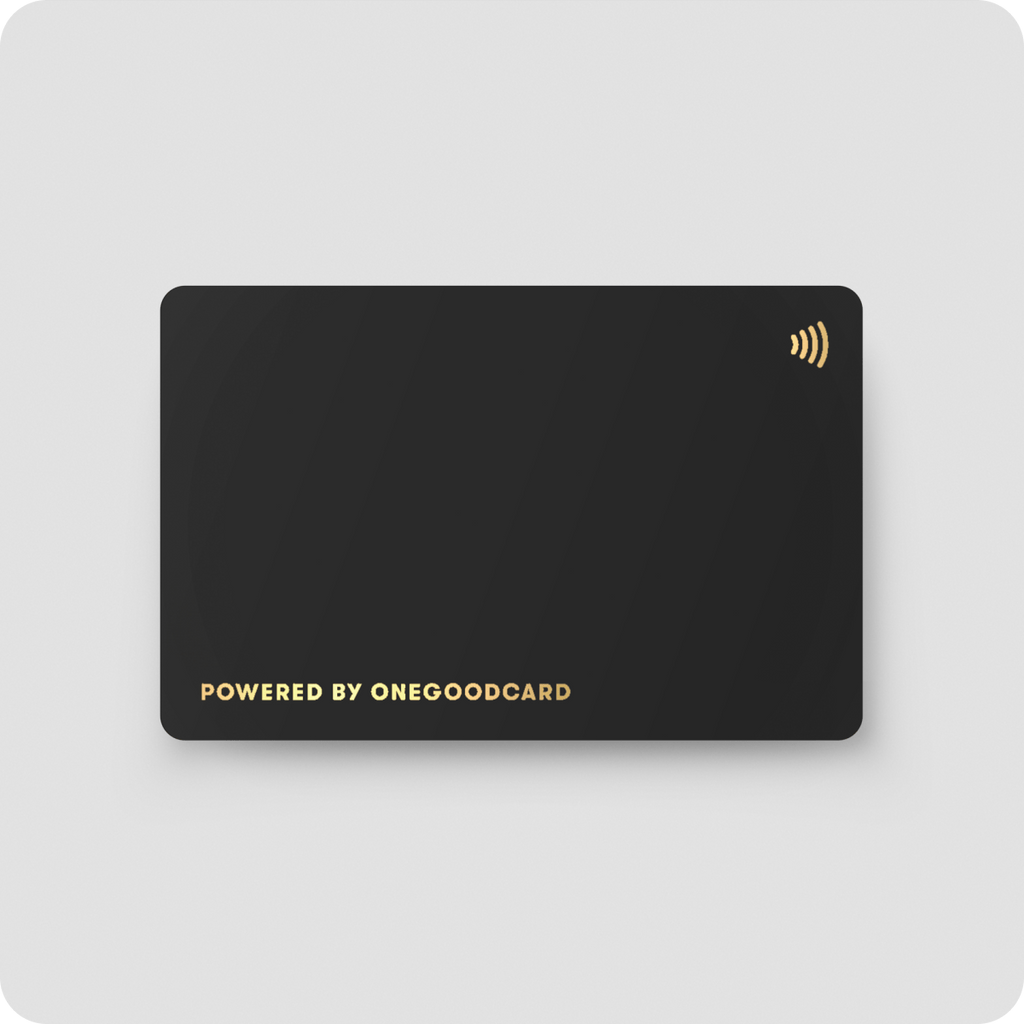 One Good Card: Smart Digital Name Card (Standard) - Personalised Near Field Communication (NFC) Digital Business Cards designs.
