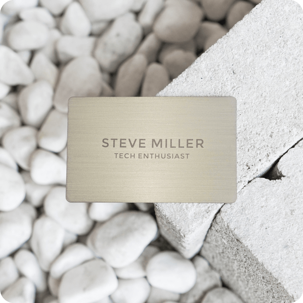 One Good Card: Smart Digital Name Card (Obsidian) - Personalised Near Field Communication (NFC) Digital Business Cards designs.