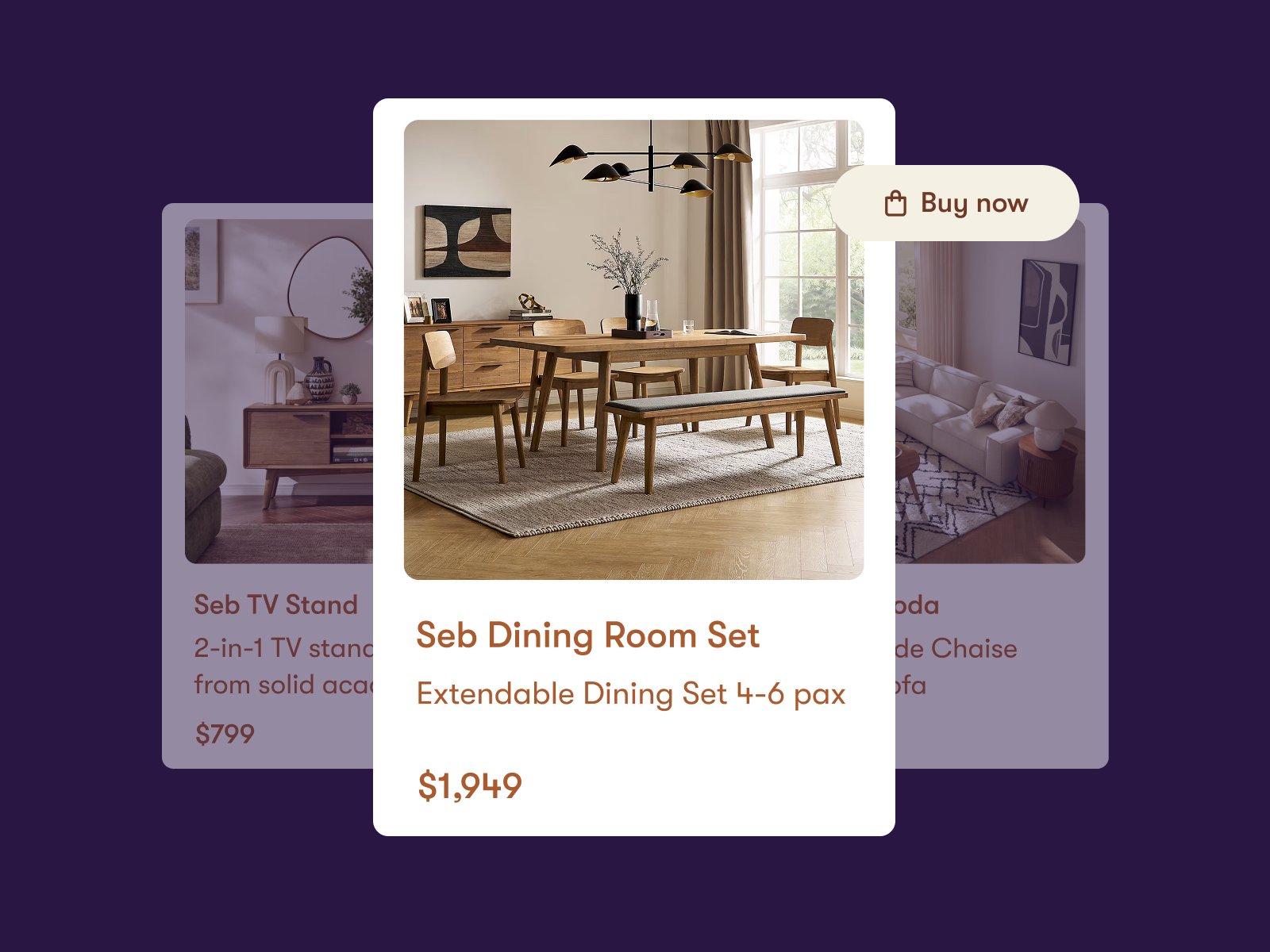 Product listings widget preview