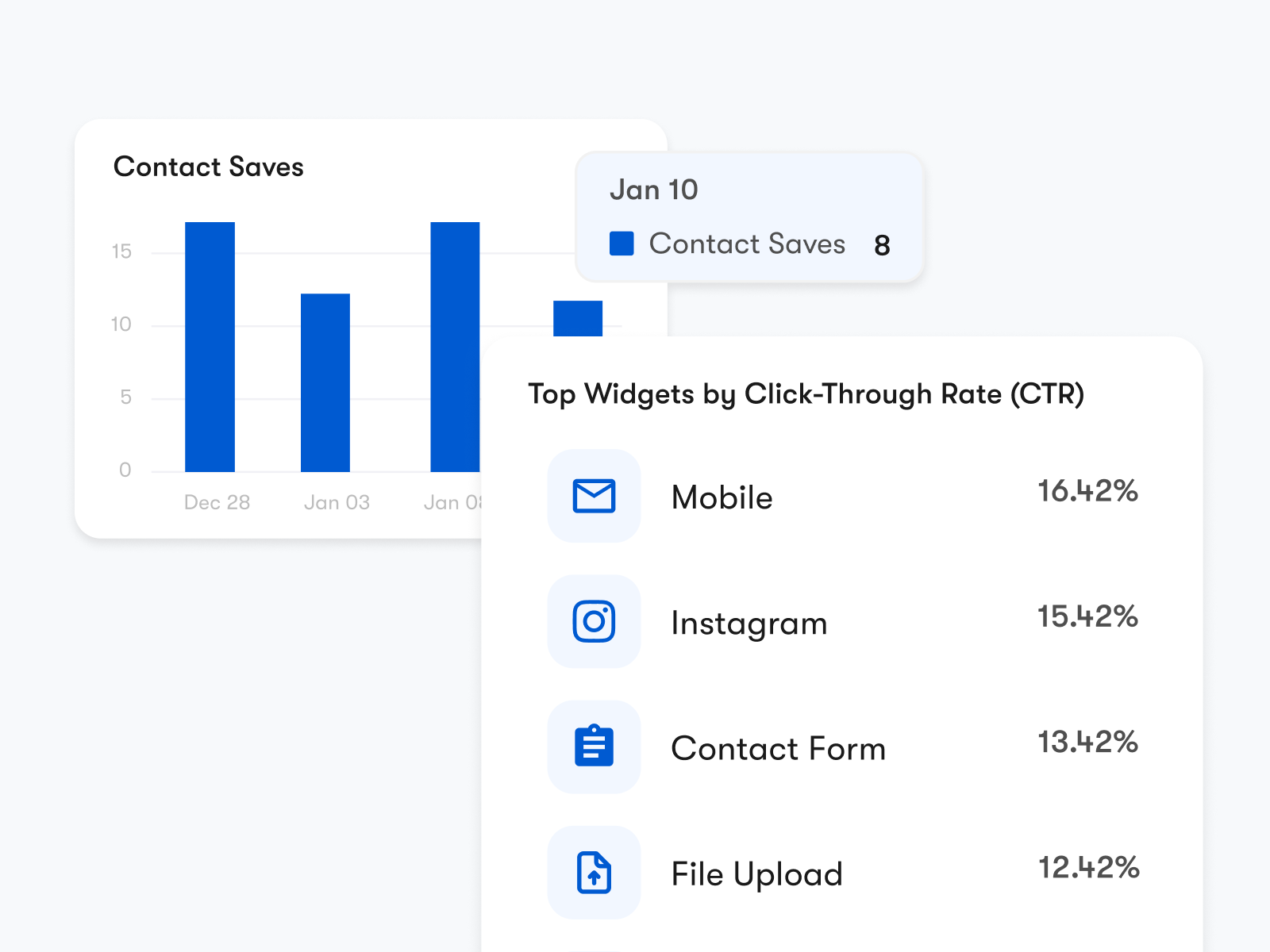 Analytics dashboard preview