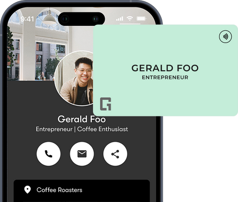 How to tap a One Good Card at the top of an iPhone