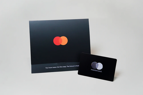 Mastercard custom NFC business cards replacing paper cards