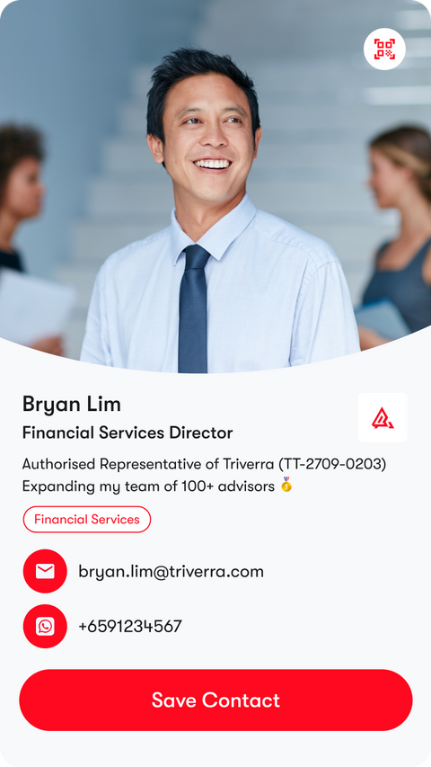 Triverra digital business card profile