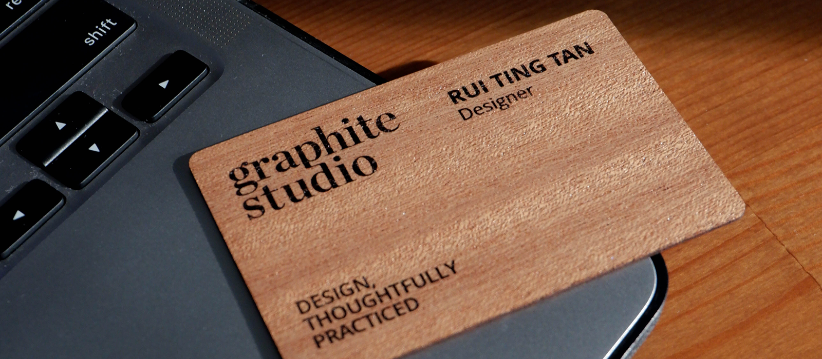 One Good Card NFC business cards made from real wood and recycled materials
